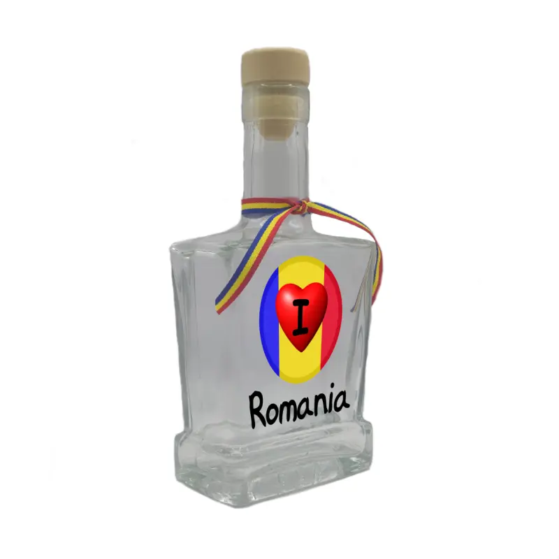 I love romania, sticla cu mesaj plata, 250 ml, model divgs179 08